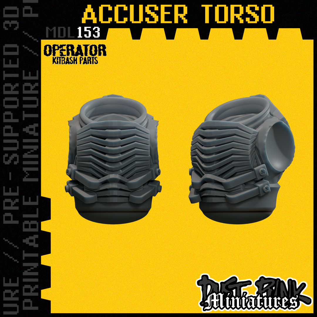 MDL153 ACCUSER TORSO [PRE-SUPPORTED]